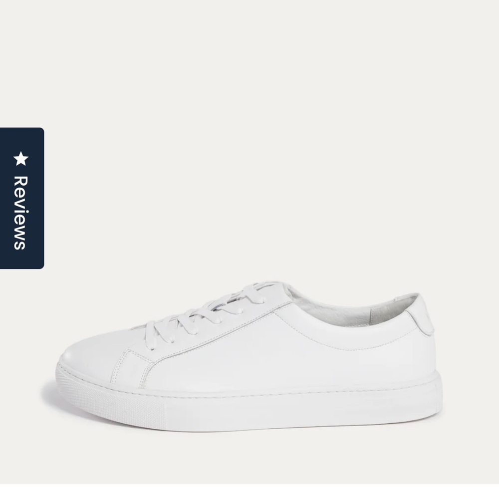 Women's New Republic White Leather Athletic Shoes Sneakers, sz 9.5, EU 42.5, NIB